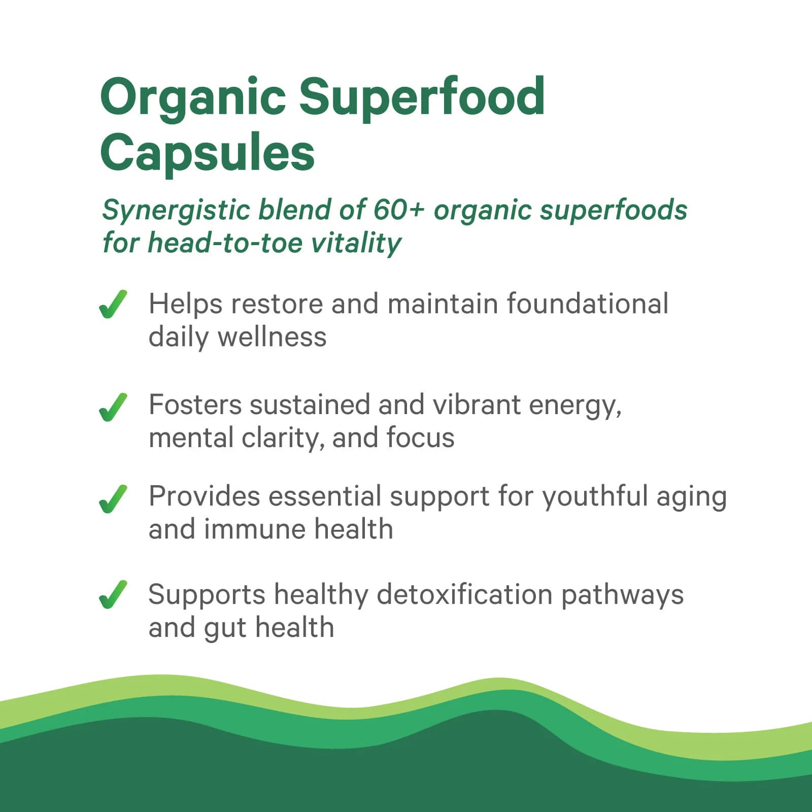 Pure Synergy® Organic Superfood Capsules