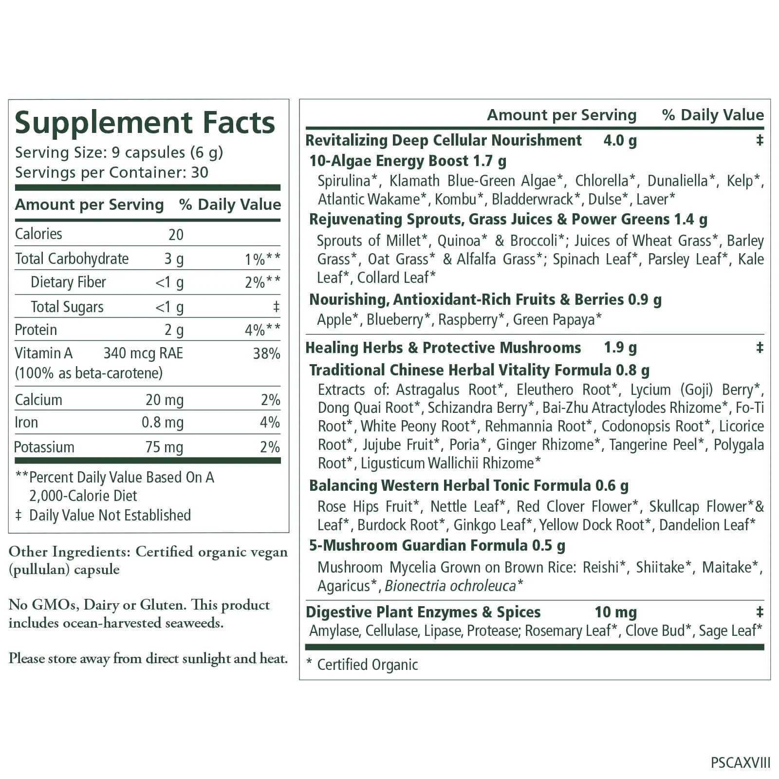 Pure Synergy® Organic Superfood Capsules