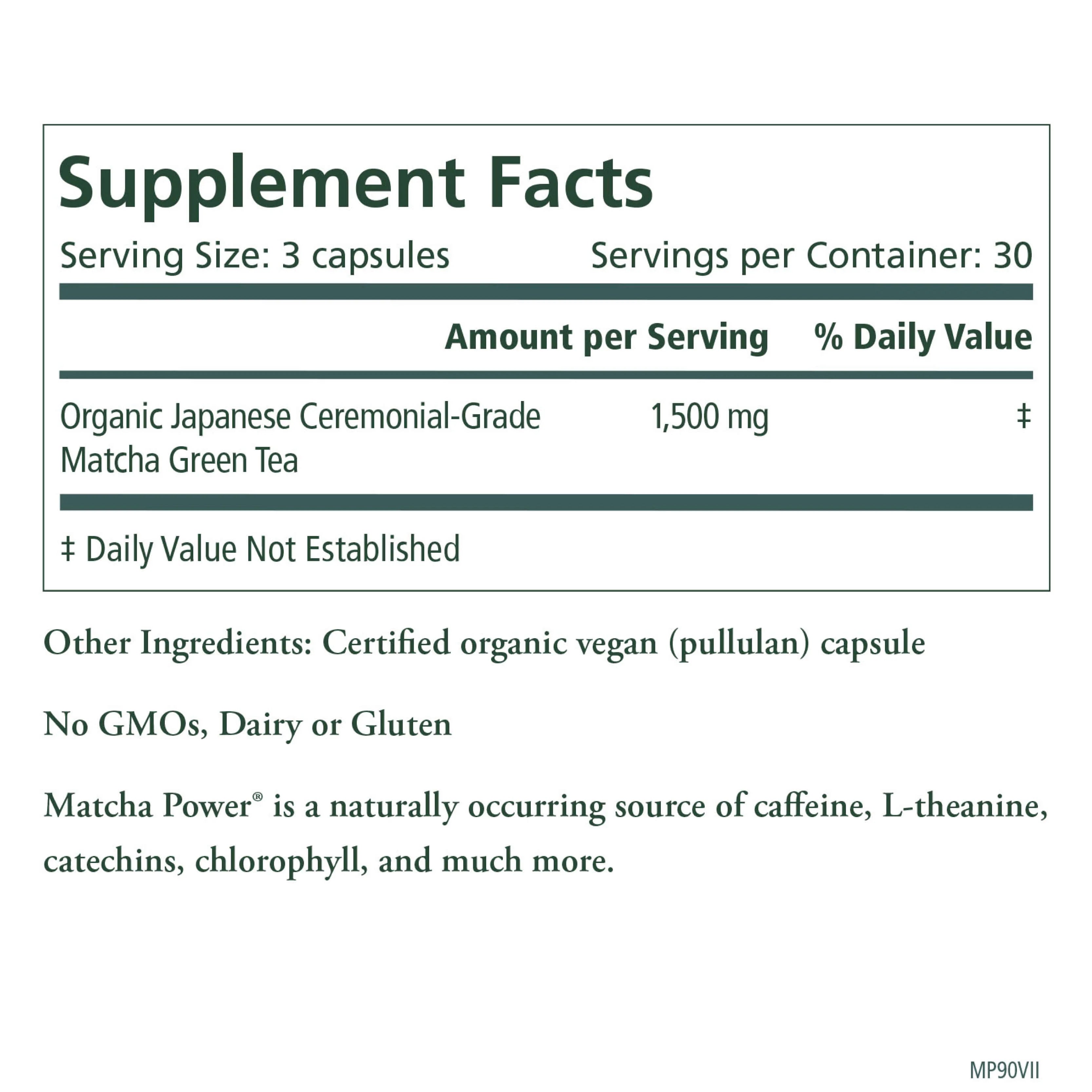 Organic Matcha Power® Capsules