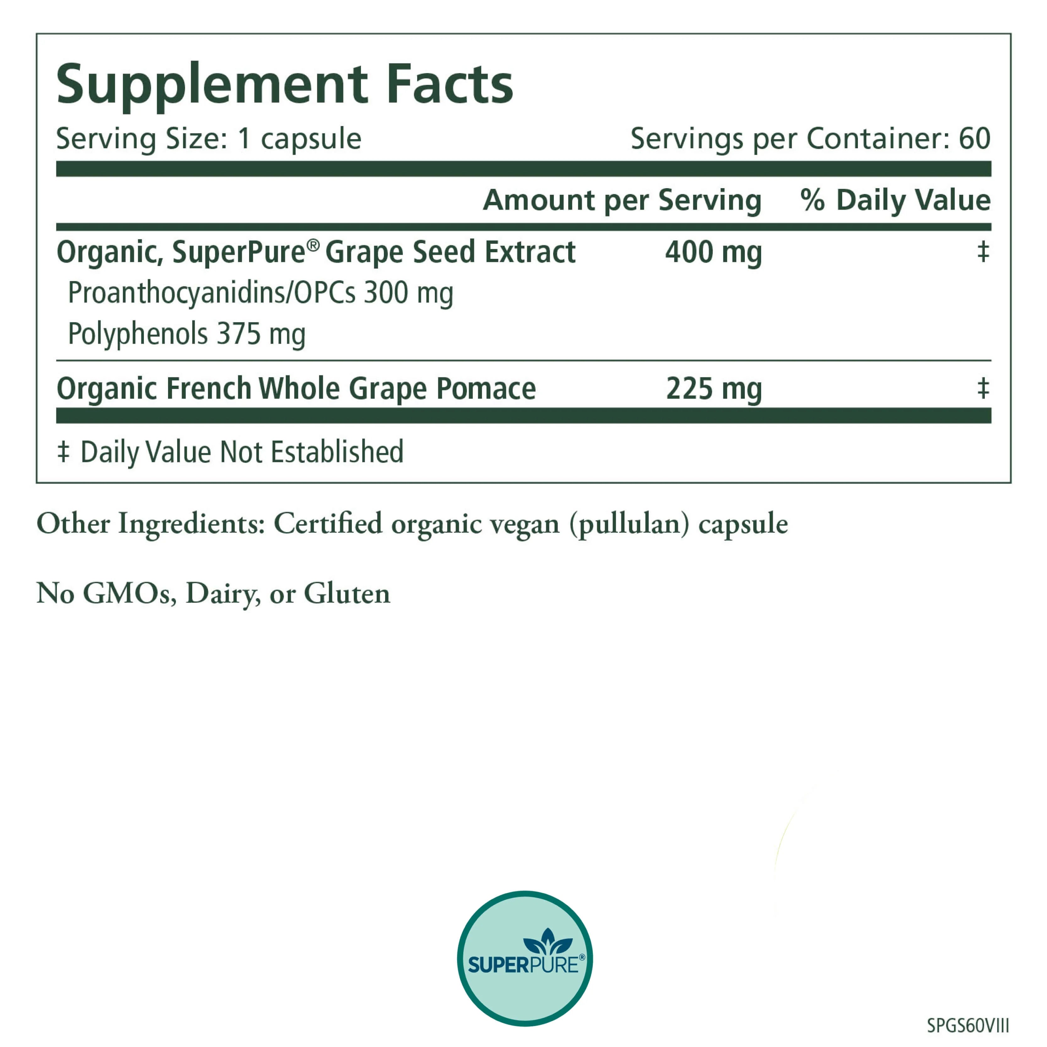 SuperPure® Grape Seed Extract