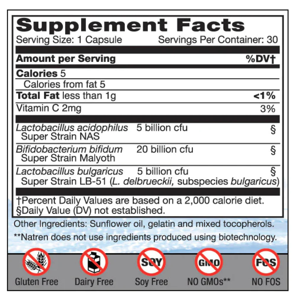Natren Healthy Trinity® (3-in-1) 90 Capsules