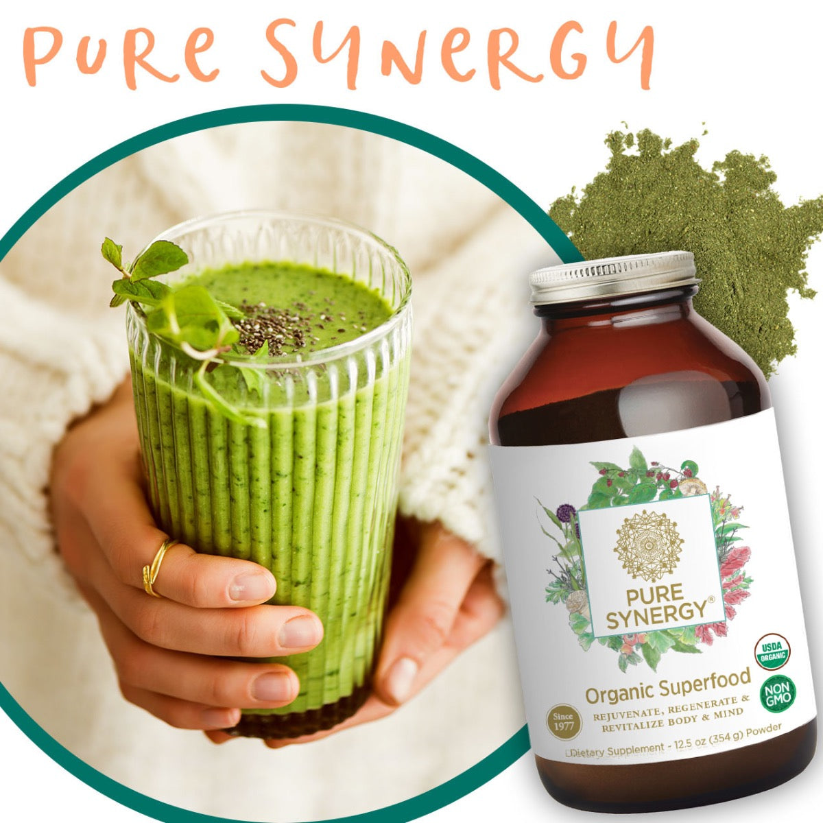 PURE SYNERGY® SUPERFOOD - 12.5 OZ POWDER