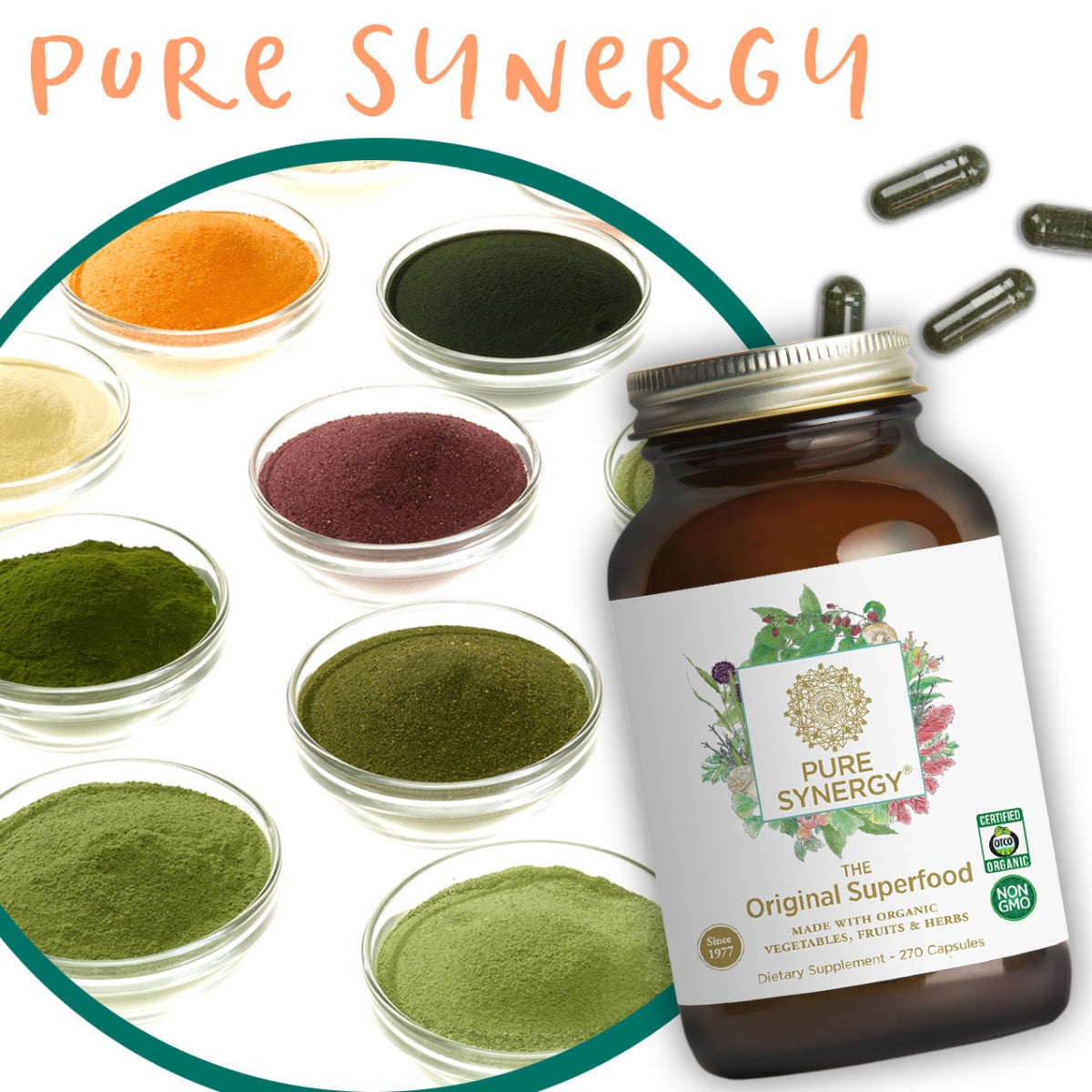 PURE SYNERGY® SUPERFOOD CAPSULES