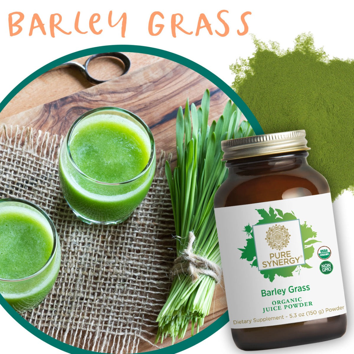 ORGANIC BARLEY GRASS JUICE POWDER