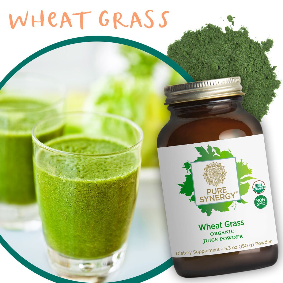 ORGANIC WHEAT GRASS JUICE POWDER