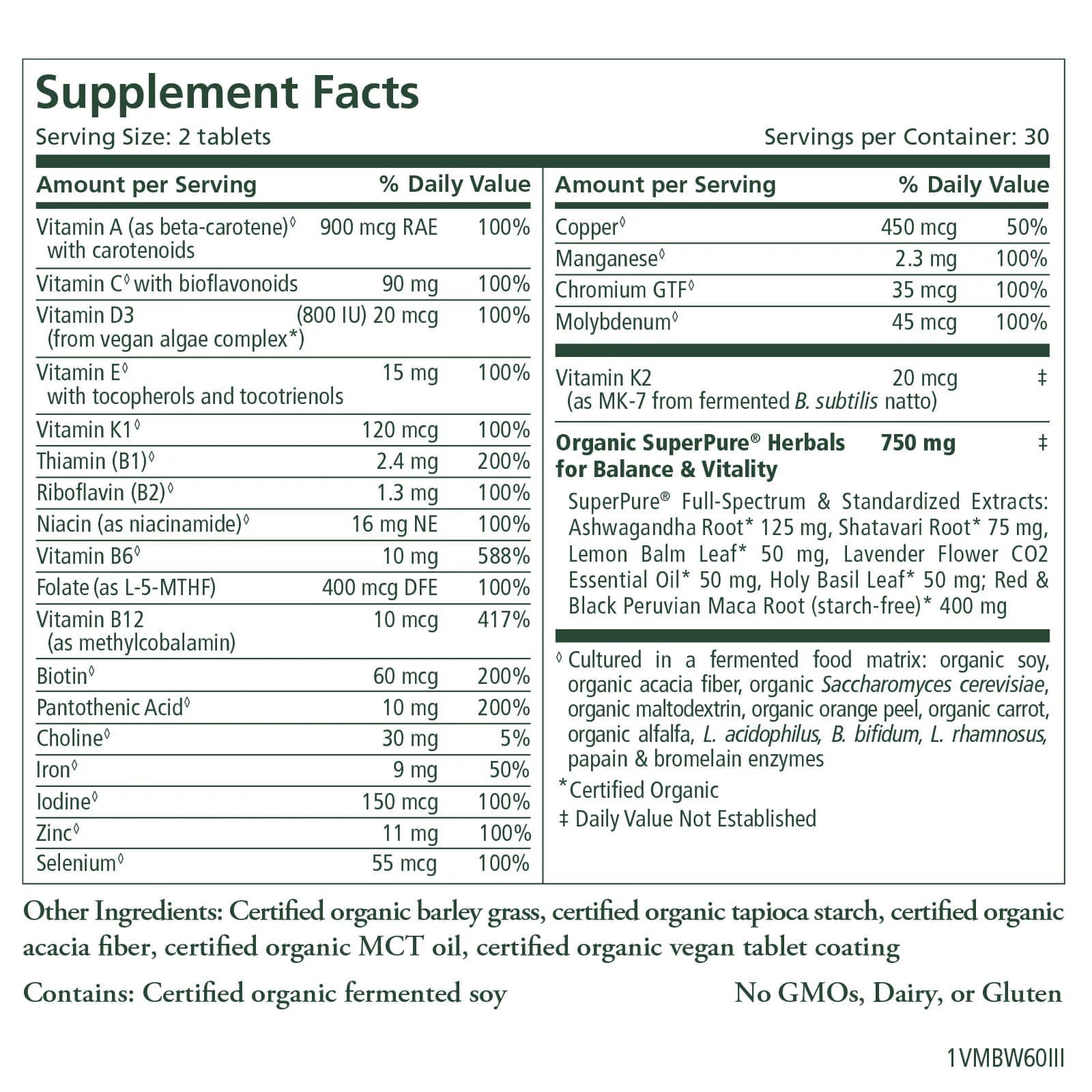 Vita•Min•Balance® For Women 60 Tablets