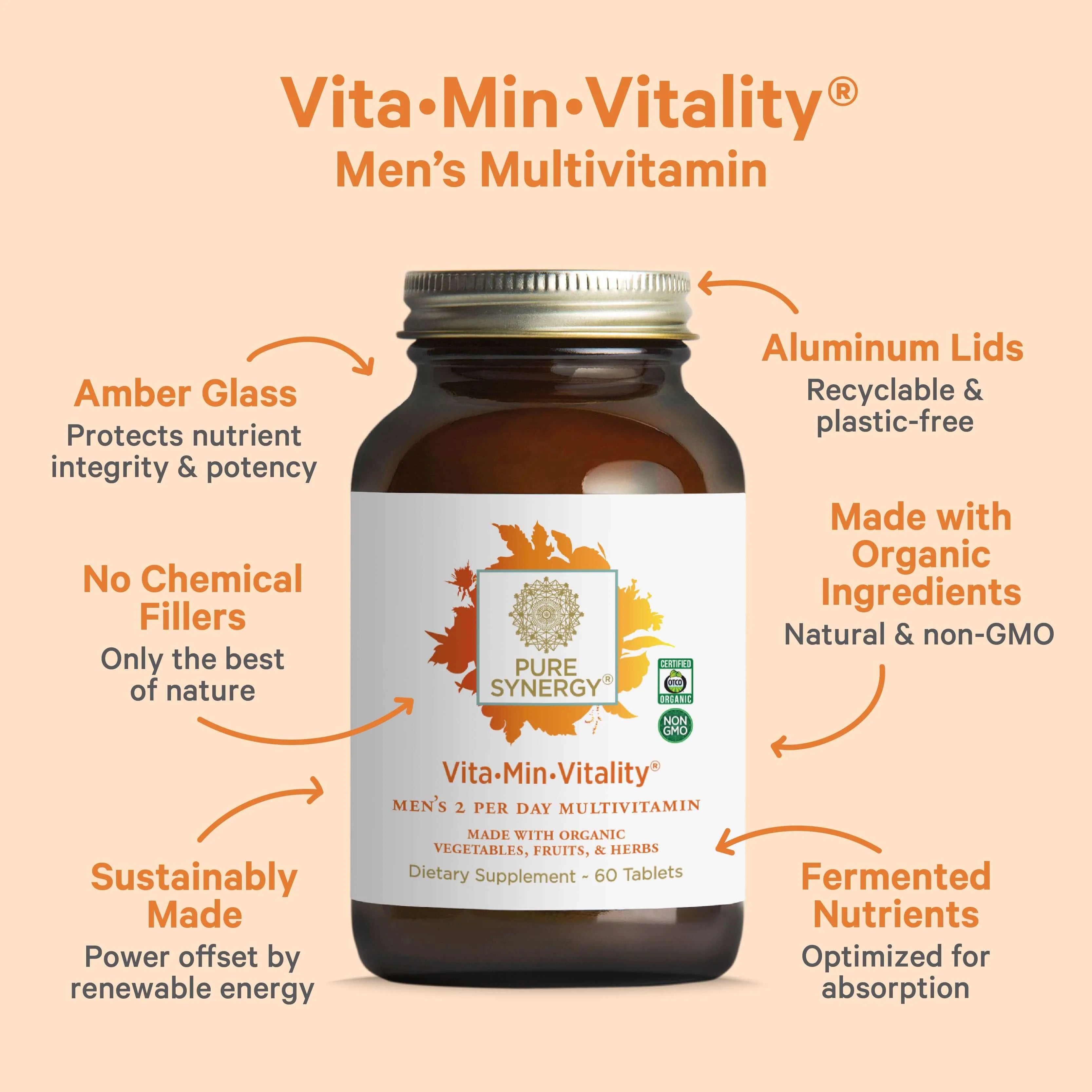 Vita•Min•Vitality® For Men 60 Tablets