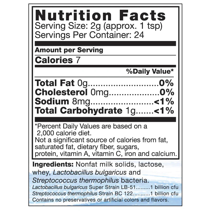 Natren® Yogurt Starter Powder (Keep Refrigerated)